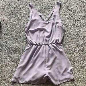 lilac romper